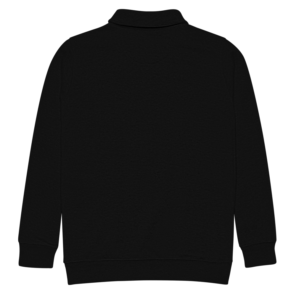 Logo Quarter Zip Sweater | Black