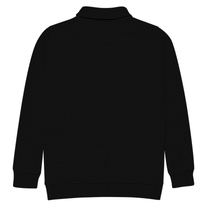 Logo Quarter Zip Sweater | Black